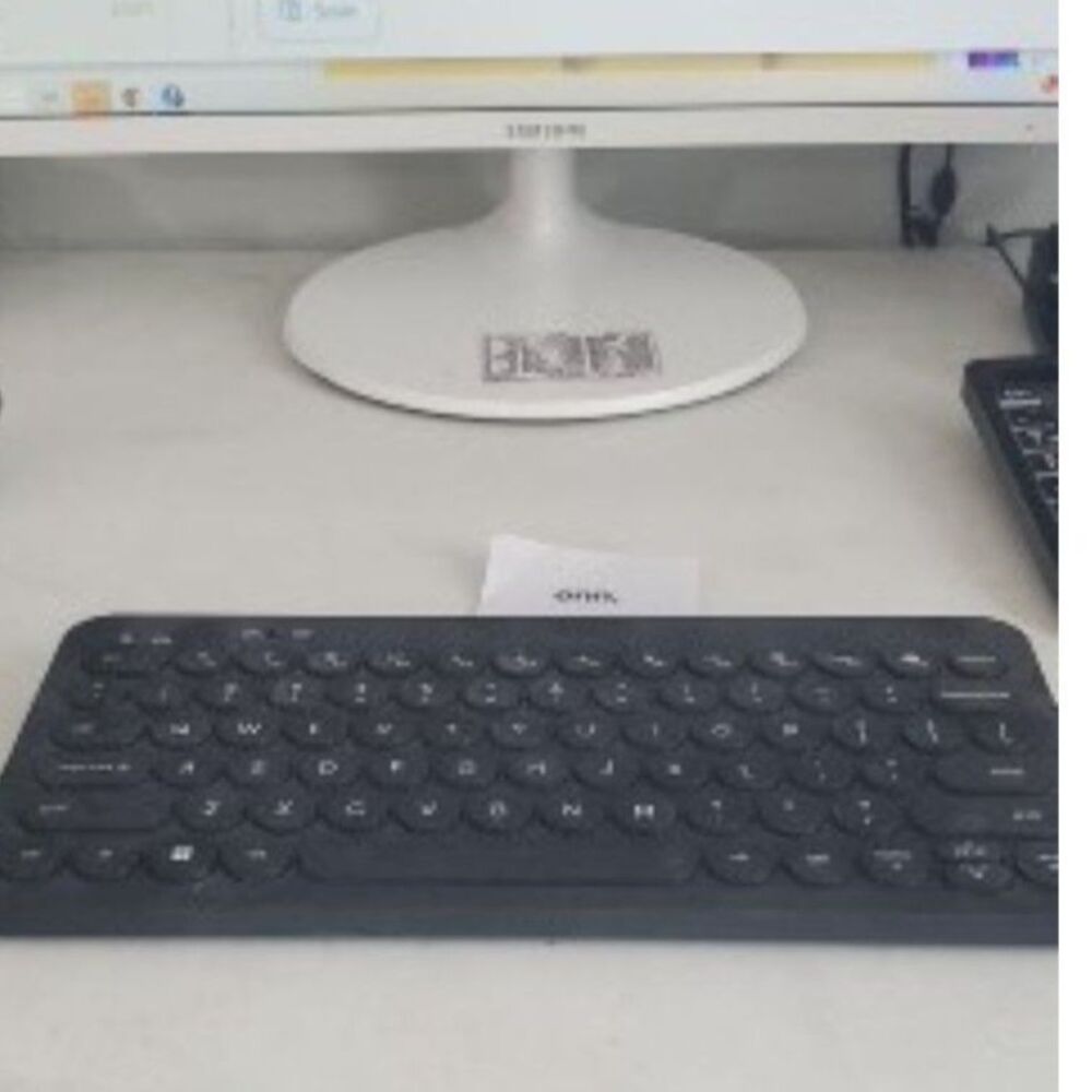 Onn. Mini Compact Wireless Office Keyboard with a USB Reciever